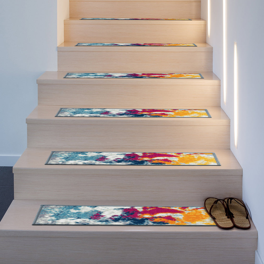 Modern Abstract Non-Slip Stair Treads
