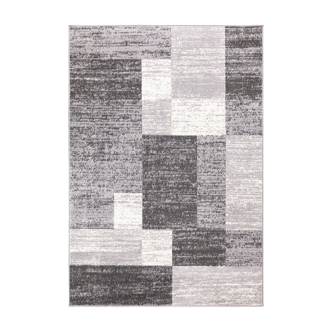 Modern Geometric Boxes Area Rug