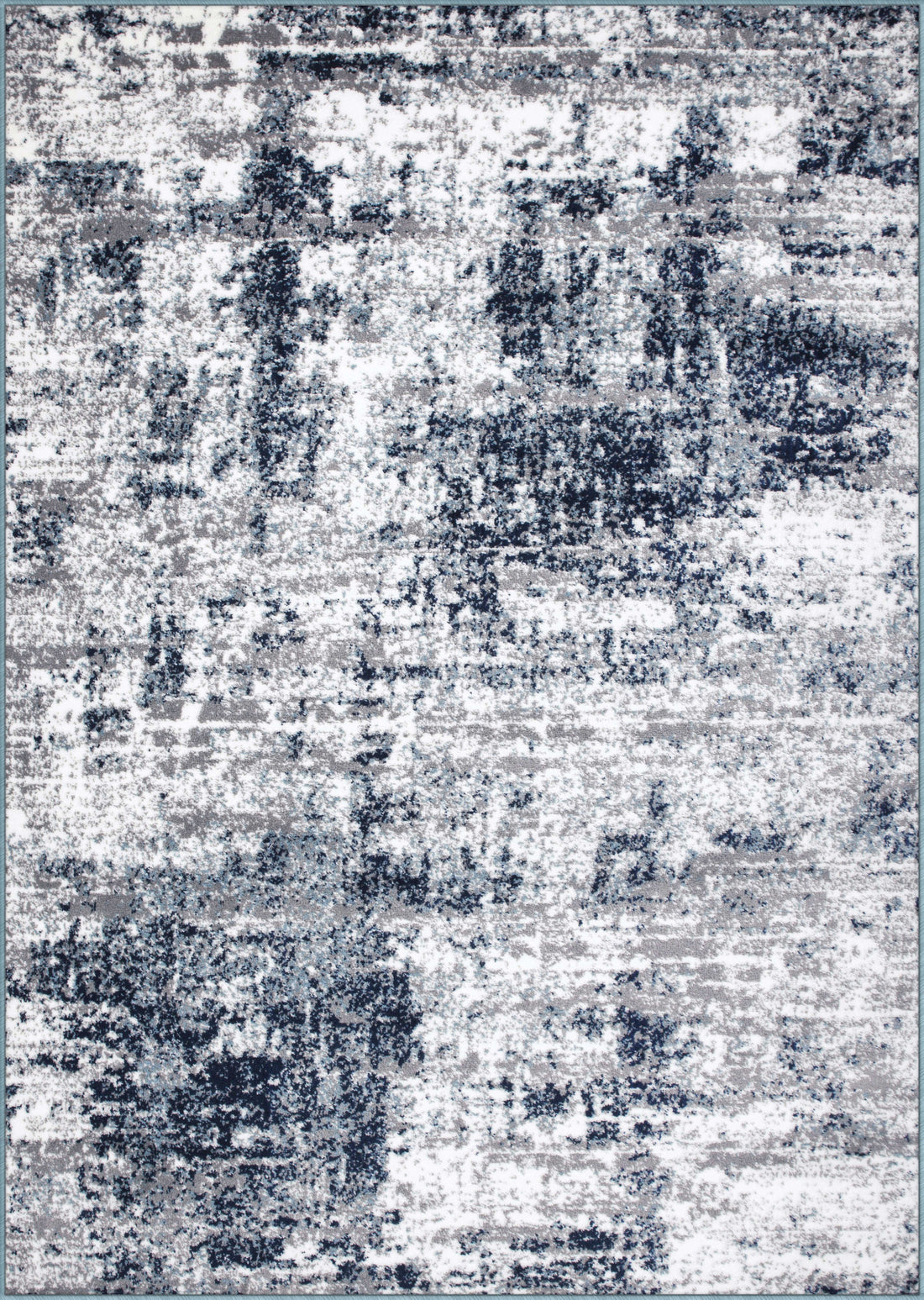 Distressed Abstract Area Rug