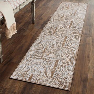 Contemporary Bohemian Arch Area Rug - BROWN 2'x7'