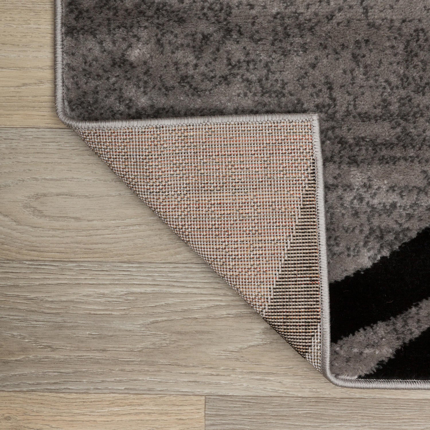 Contemporary Abstract Circles Design Area Rug