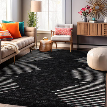 Bohemian Stripe Area Rug