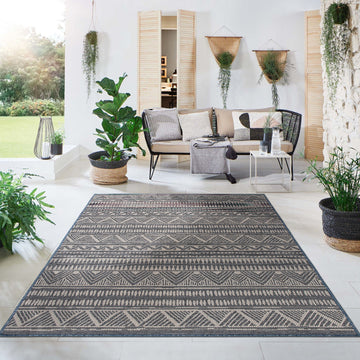 Geometric Bohemian Indoor/Outdoor Area Rug