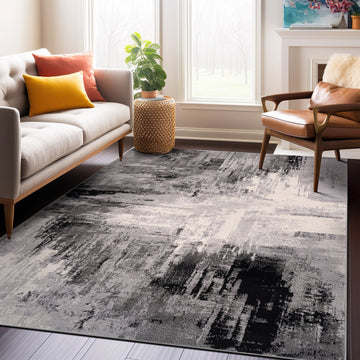 Bari Contemporary Abstract Art Area Rug