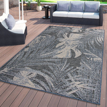 Tropical Floral Indoor/Outdoor Area Rug