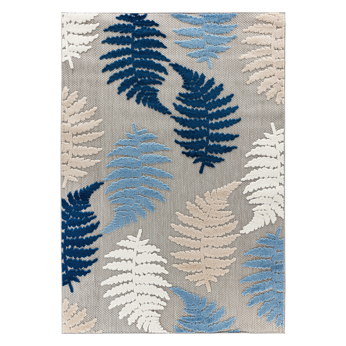 Seville Floral Leaves Indoor/Outdoor Area Rug