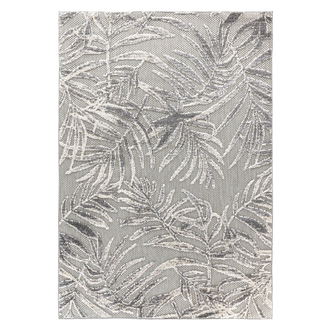 Bahama Palm Frond Floral Indoor/Outdoor Area Rug