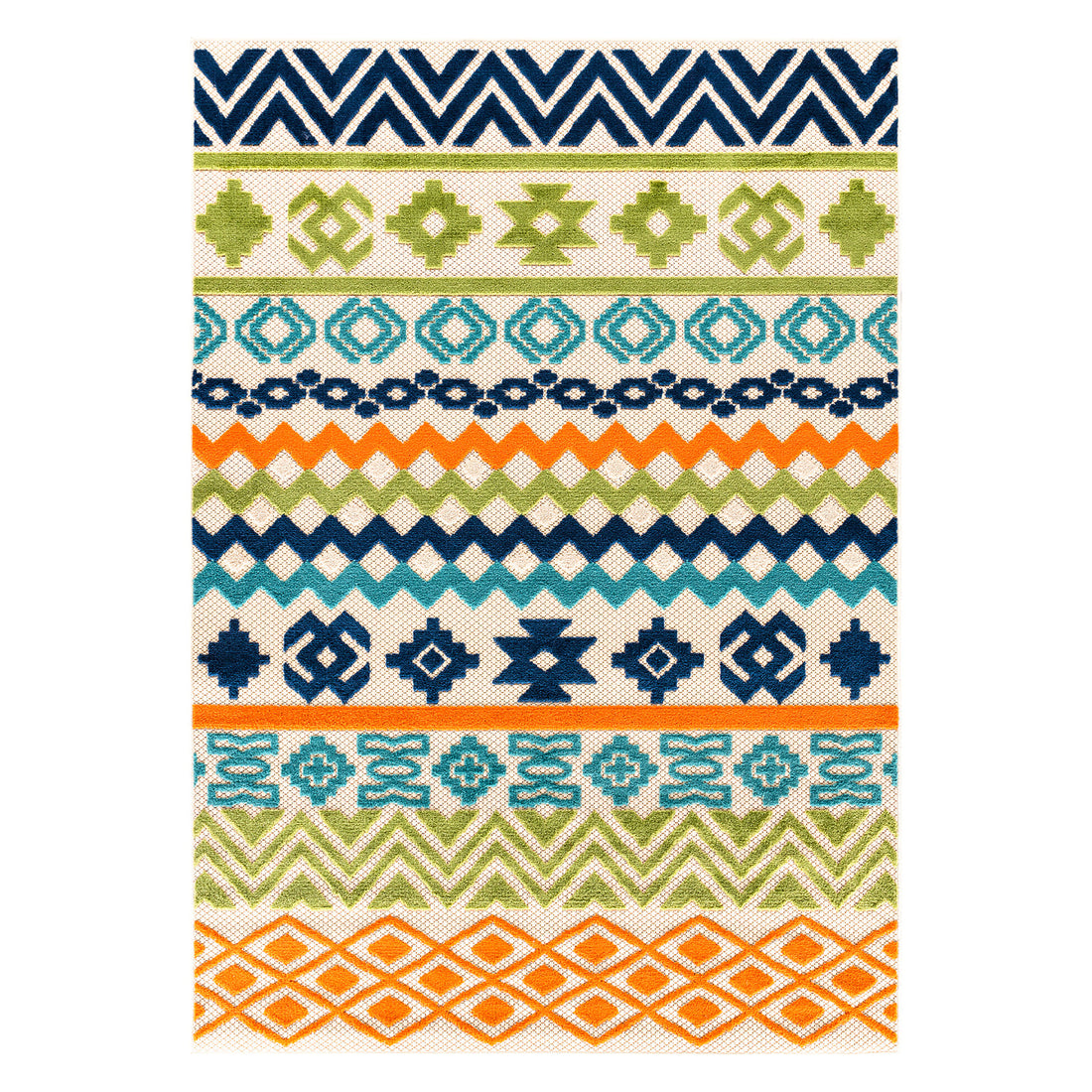 Troyes Contemporary Bohemian Indoor/Outdoor Area Rug