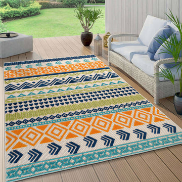 Ronda Contemporary Bohemian Indoor/Outdoor Area Rug