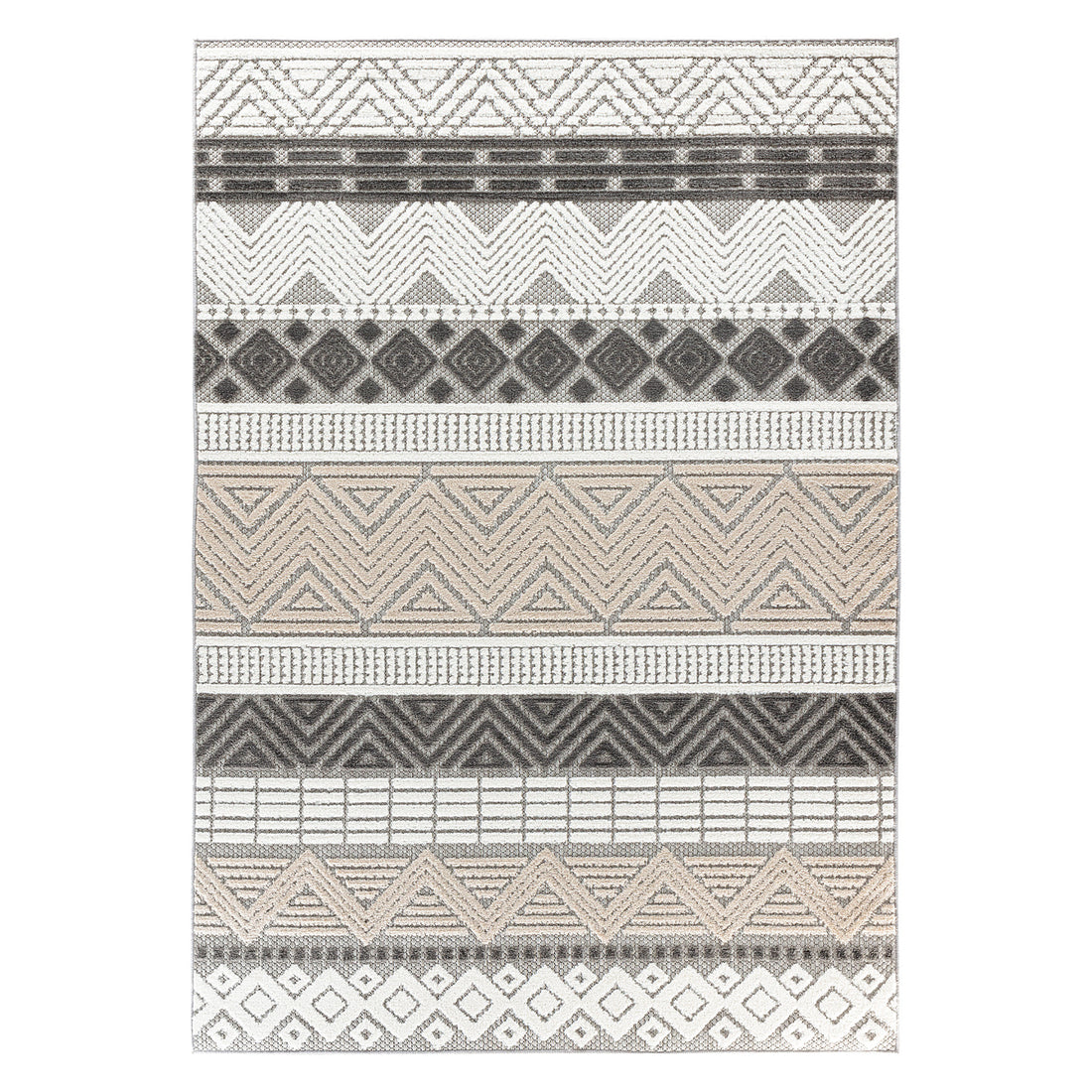 Marbella Contemporary Boho Indoor/Outdoor Area Rug