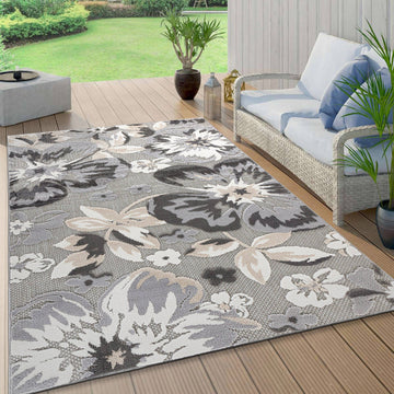 Bergamo Contemporary Floral Indoor/Outdoor Area Rug