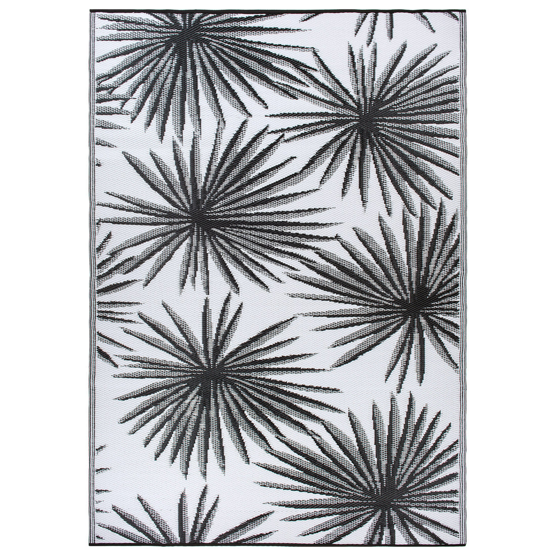 Floral Tropical Reversible Recycled Plastic Outdoor Rugs