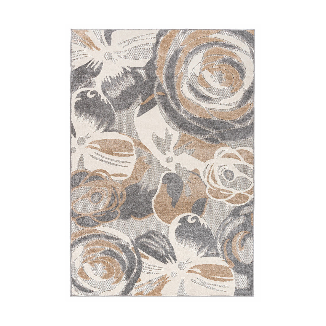 Modern Floral Indoor/Outdoor Area Rug