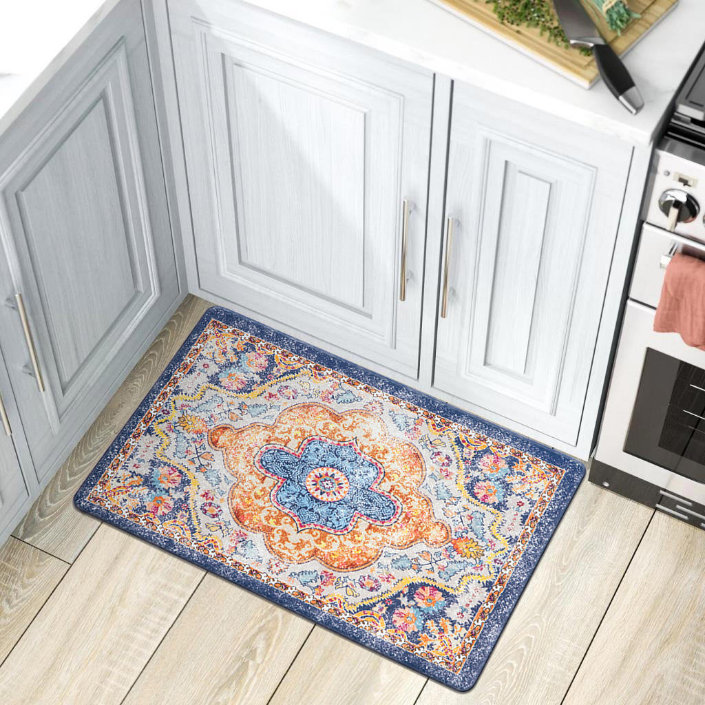 Distressed Bohemian Vintage Anti-fatigue Standing Mat