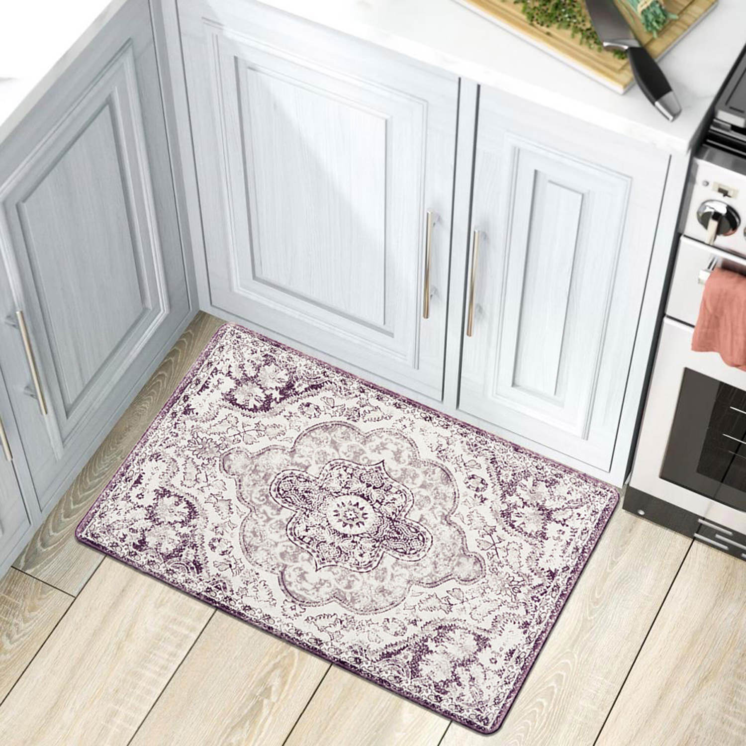 Distressed Bohemian Vintage Anti-fatigue Standing Mat