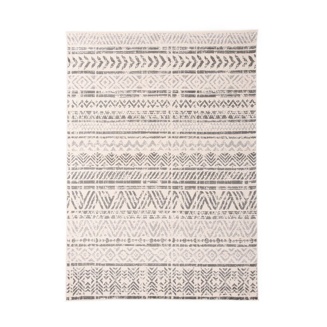 Geometric Distressed Bohemian Area Rug