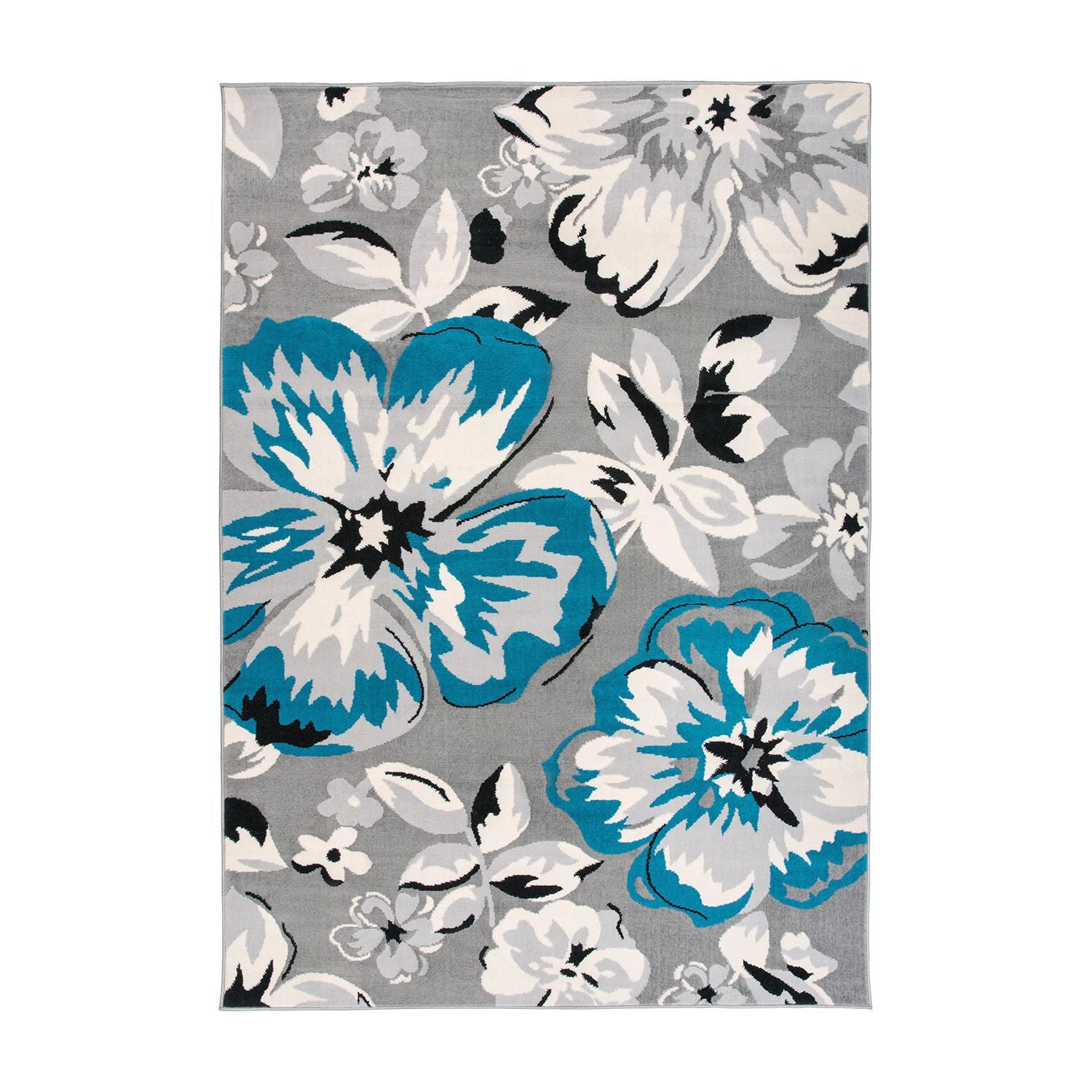 Modern Floral Desing Area Rug