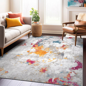 Contemporary Abstract Elegance Area Rug