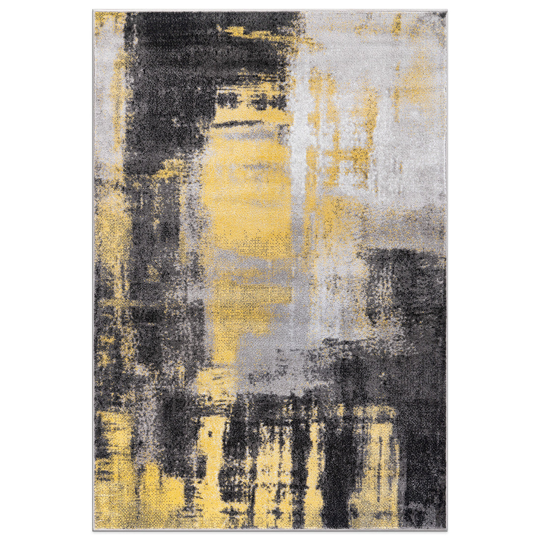 Modern Watercolor Abstract Design Area Rug