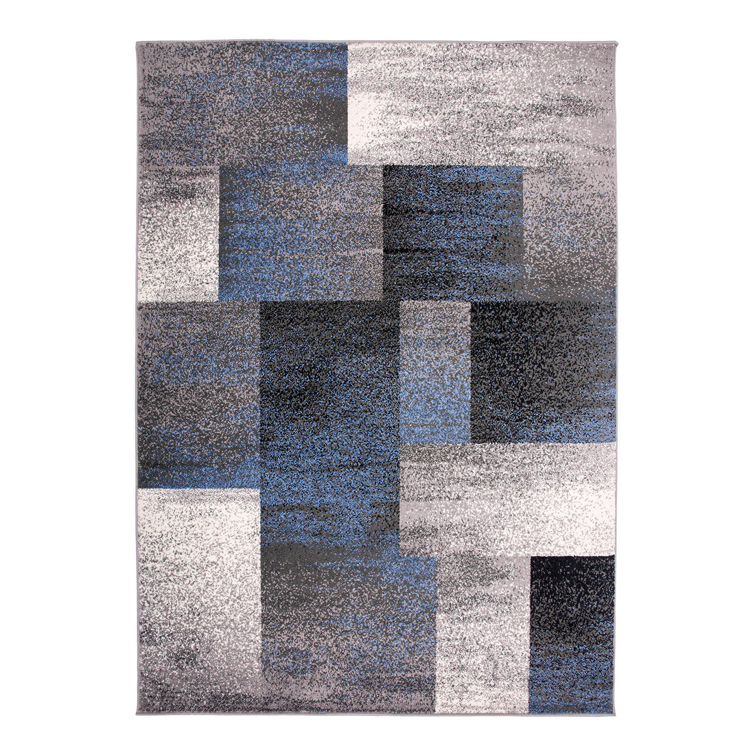 Modern Geometric Boxes Area Rug